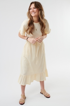 Knit Dolman Sleeve Midi Dress